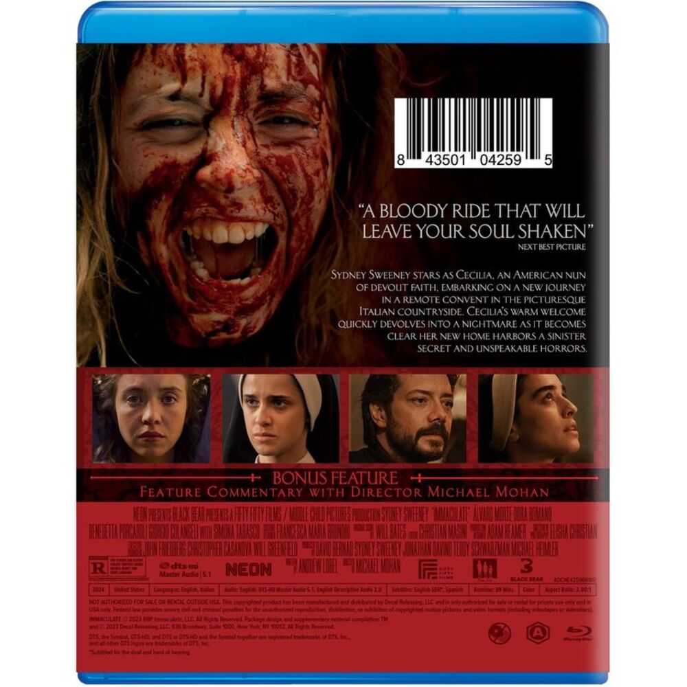 Immaculate BLU-RAY - Picture 2 of 4